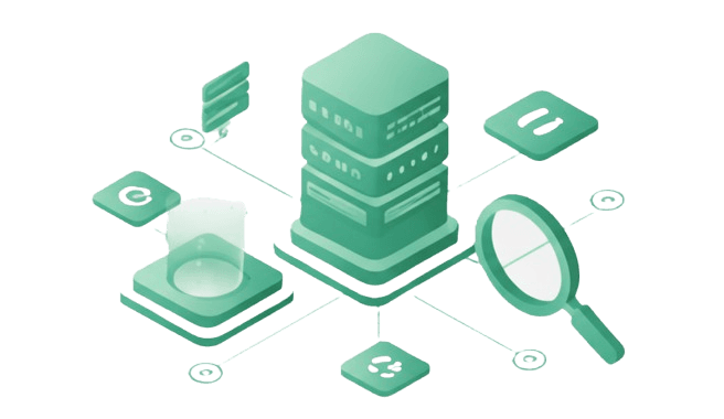 Intelligent Data Management System Illustration
